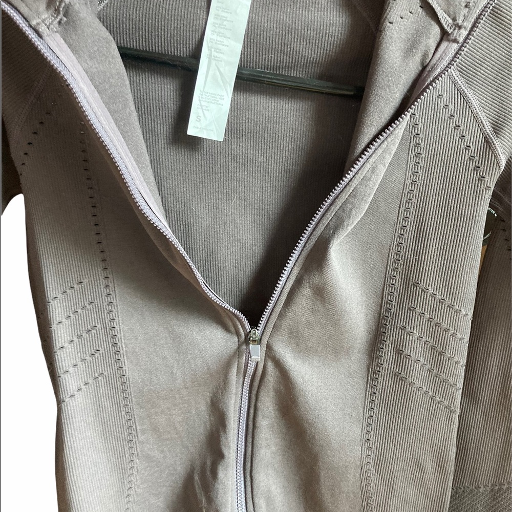 Fabletics Seamless Mock Neck Zip Jacket - image 3